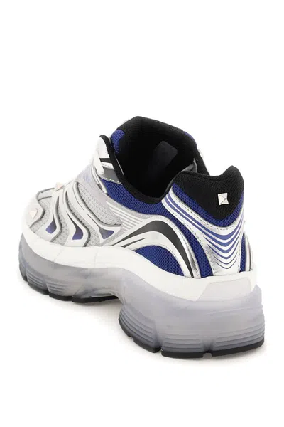 Valentino Low-top Ms-2960 Sneakers In Argento