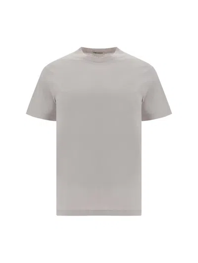 Shop Maison Margiela T-shirts In Grey White Cream