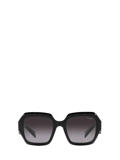 Prada Eyewear Square Frame Sunglasses In Black