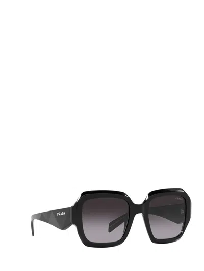 Prada Eyewear Square Frame Sunglasses In Black