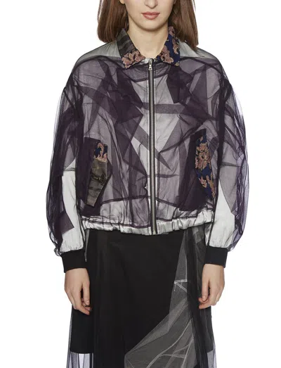 Shop Quetsche Outerwear In Purple