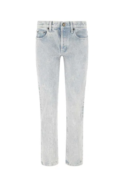 Shop Saint Laurent Jeans In Blue