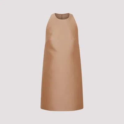 Shop Valentino Sand Dress In Nude & Neutrals