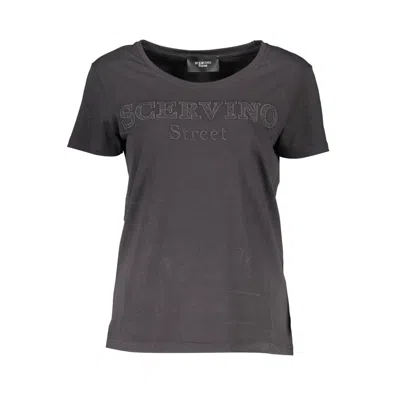 Shop Scervino Street Black Cotton Tops & T-shirt
