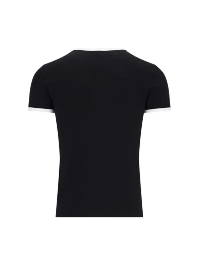 Shop Courrèges T-shirts In Black
