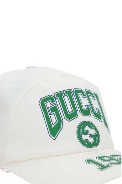 Shop Gucci Hats In White