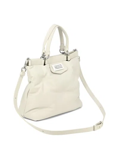 Shop Maison Margiela "glam Small" Handbag In White