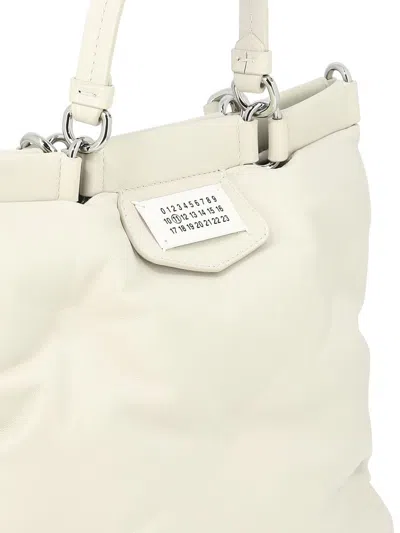 Shop Maison Margiela "glam Small" Handbag In White