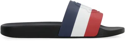 Moncler Men Basile Pool Slides In Black