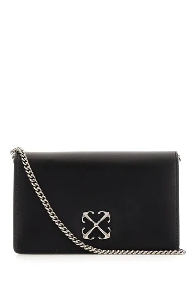 Shop Off-white Off White Clutch In Blacksilver