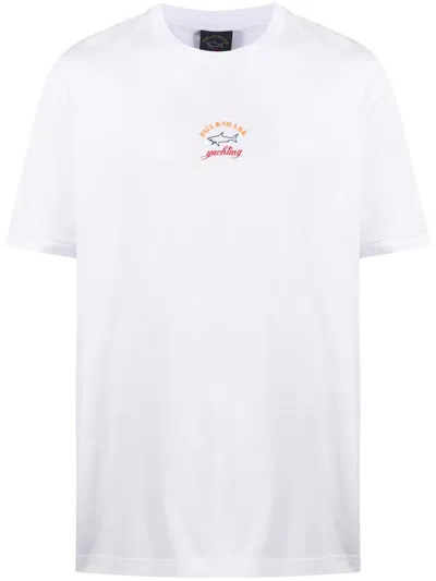Shop Paul & Shark T-shirts In White