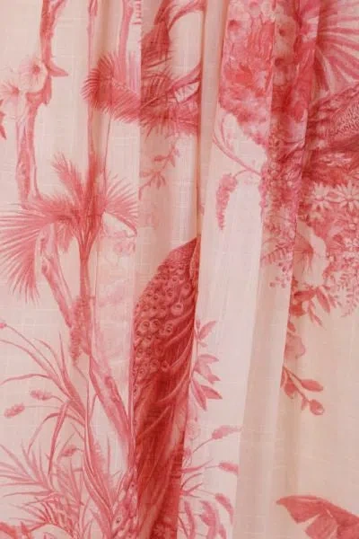 Shop Zimmermann Dresses In Pink Palm
