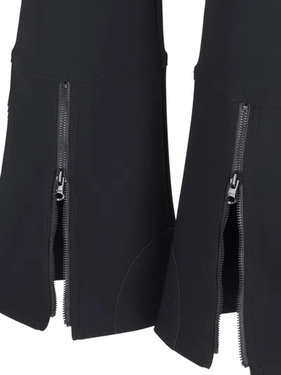 Filippa K Black Technical Fabric With Medium Rise In Black