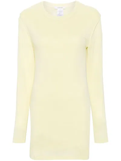 Shop Lemaire Double Layer Seamless Dress Clothing In Ye512 Pale Canary