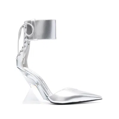 Attico Morgan Pumps 105mm In Silver