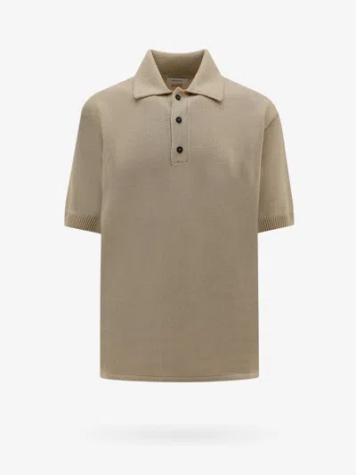 Shop Ferragamo Man Polo Shirt Man Beige Polo Shirts In Cream