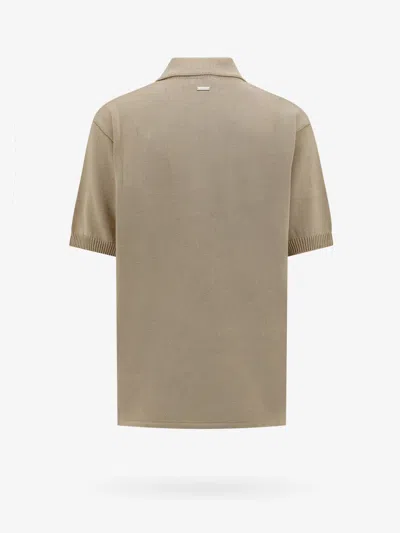 Shop Ferragamo Man Polo Shirt Man Beige Polo Shirts In Cream