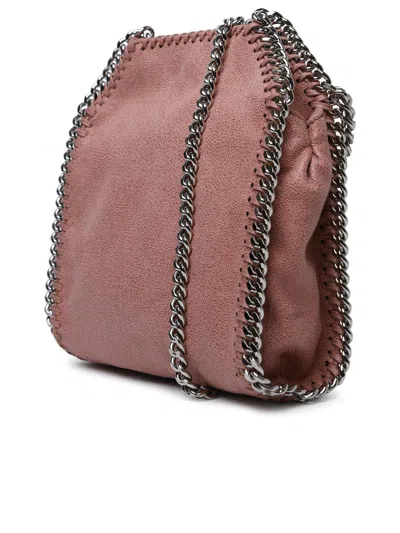 Shop Stella Mccartney Tiny 'falabella' Tote Bag In Pink Recycled Polyester Blend Woman