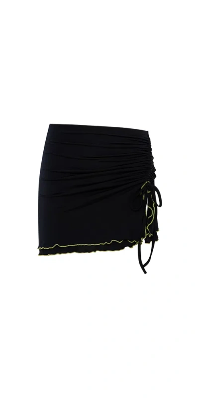 Siedres Nila Ruched Jersey Mini Skirt
