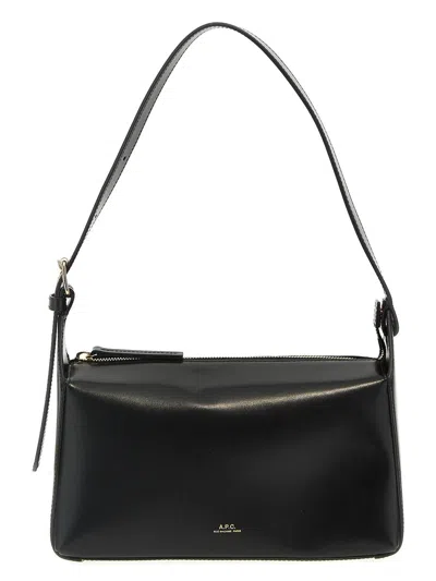 Shop Apc A.p.c. 'virginie Baguette' Shoulder Bag In Black