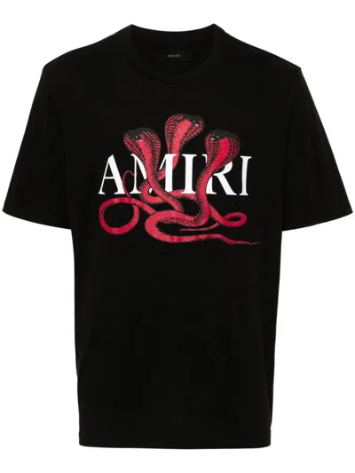 Shop Amiri T-shirts & Tops In Blackred