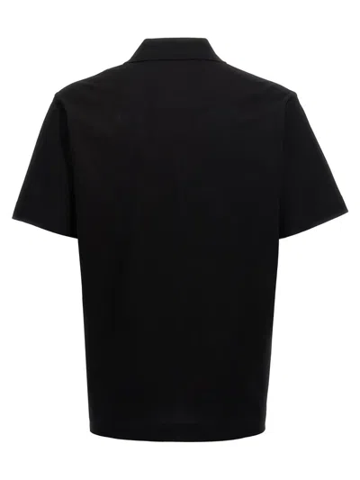Shop Givenchy 'placket' Polo Shirt In Black