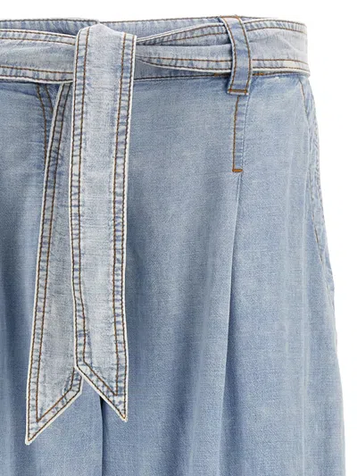Shop Zimmermann 'wide Leg Denim' Jeans In Blue