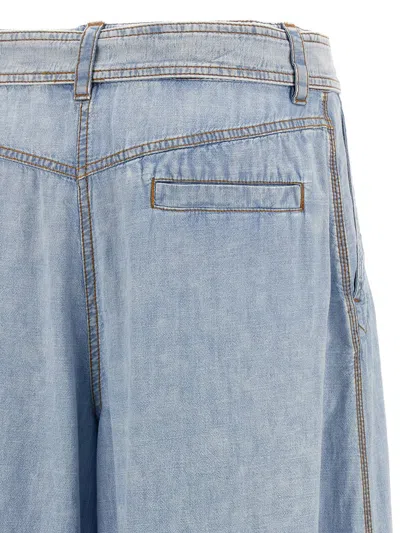 Shop Zimmermann 'wide Leg Denim' Jeans In Blue