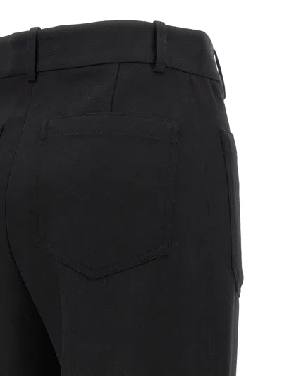 Shop Victoria Beckham 'alina' Trousers In Black
