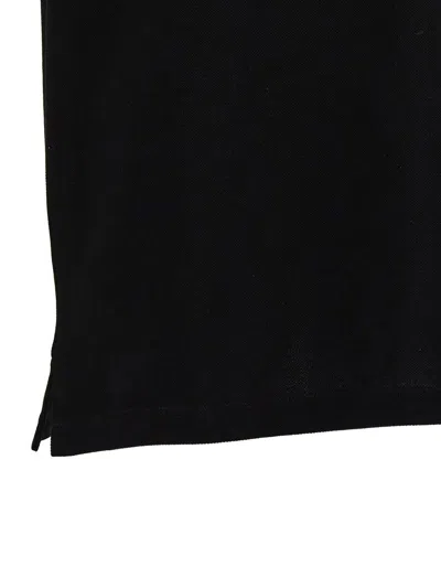 Shop Alexander Mcqueen 'graffiti' Polo Shirt In Black