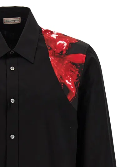 Shop Alexander Mcqueen 'harness' Shirt In Black