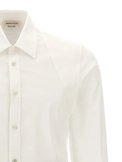 Shop Alexander Mcqueen 'harness' Shirt In White