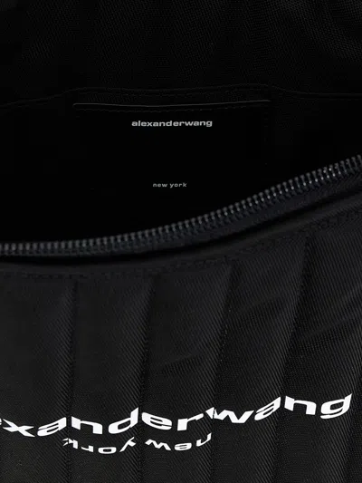 Shop Alexander Wang Elite Tech Shoulder Bag In Black