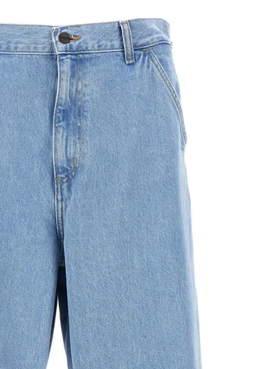 Shop Carhartt Wip 'single Knee' Jeans In Blue