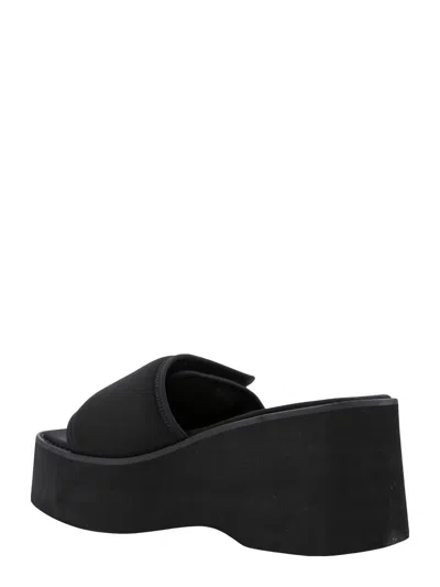 Shop Courrèges Slippers In Black
