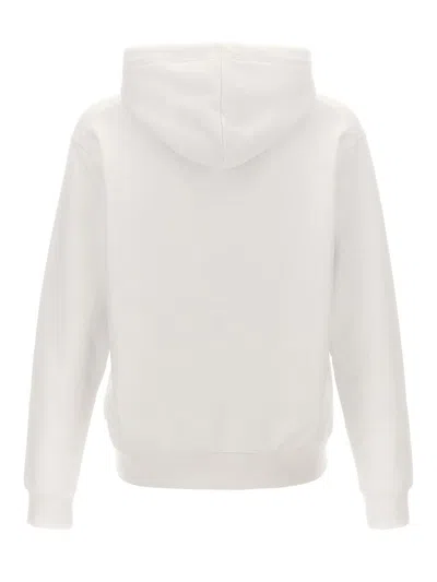 Dsquared2 Logo-printed Hooded Sweatshirt In White