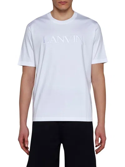 Shop Lanvin T-shirt In Opticwhite