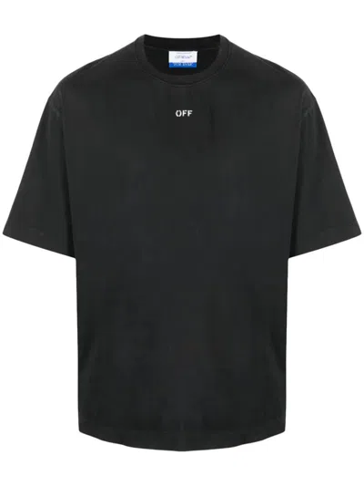 Shop Off-white T-shirt With Pattern In Black