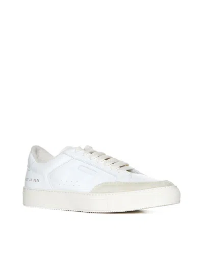 Shop Common Projects White Leather Sneakers