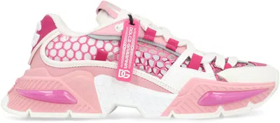 Shop Dolce & Gabbana Airmaster Low-top Sneakers In Pink