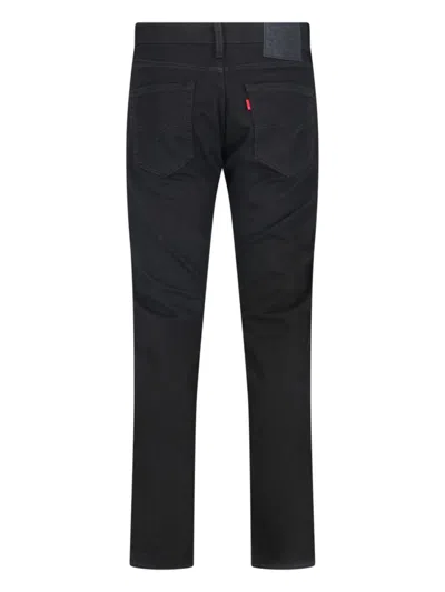 Levi's Indigo 512 Slim Taper Jeans In Black
