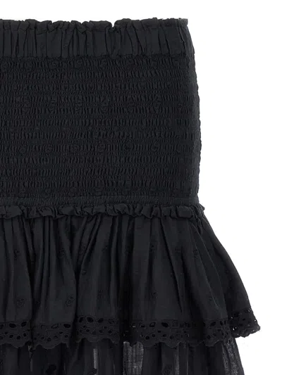Shop Isabel Marant Étoile 'tinaomi' Skirt In Black