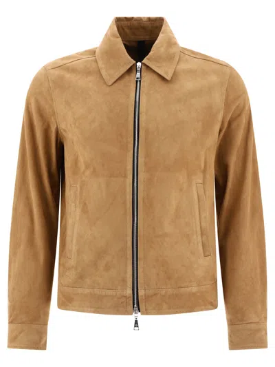 Shop Tagliatore Jaxon Jackets In Beige