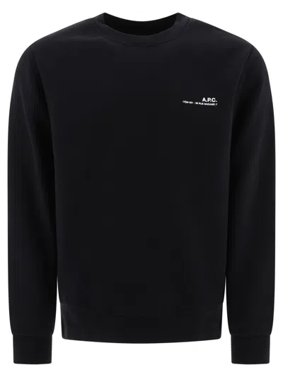 Shop Apc Standard Item Sweatshirts In Black