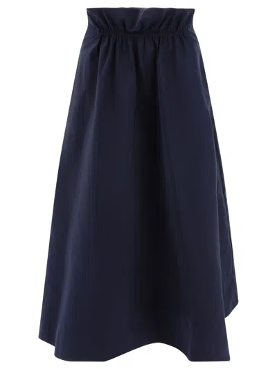 Shop Aspesi Francine Skirts In Blue