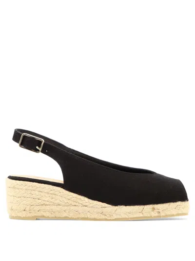 Shop Castaã±er Dosalia Espadrilles In Black