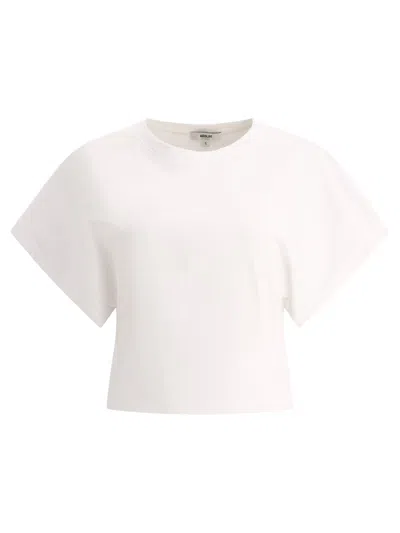 Shop Agolde Britt T-shirts In White