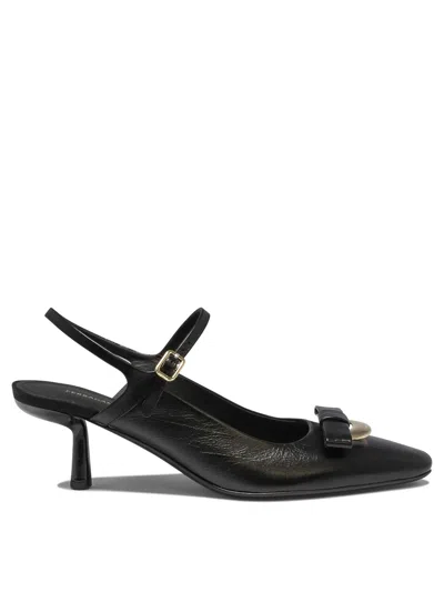 Shop Ferragamo Ophelia Heeled Shoes In Black