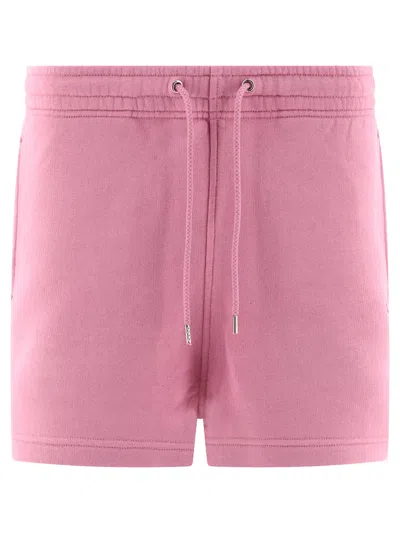 Shop Maison Kitsuné Baby Fox Short In Purple