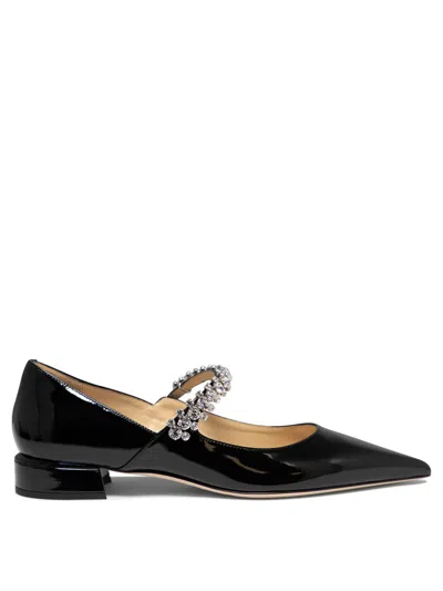 Shop Jimmy Choo Bing Pump Flat Ballerinas In Black